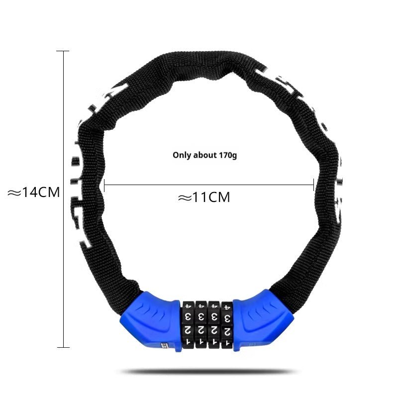 Bicycle Anti-theft Coded Chain Lock - IVOIRART.COM
