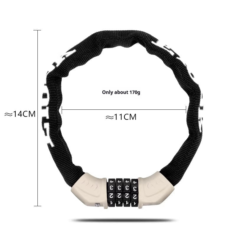 Bicycle Anti-theft Coded Chain Lock - IVOIRART.COM