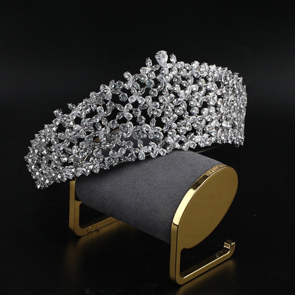 Bijou Jane Eyre Couronne Haut de Gamme en Zircon Précieux - IVOIRART.COM
