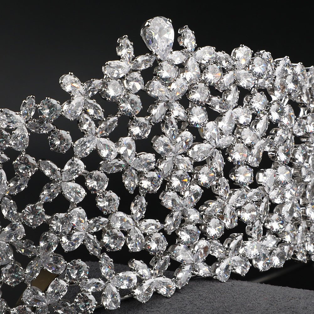 Bijou Jane Eyre Couronne Haut de Gamme en Zircon Précieux - IVOIRART.COM