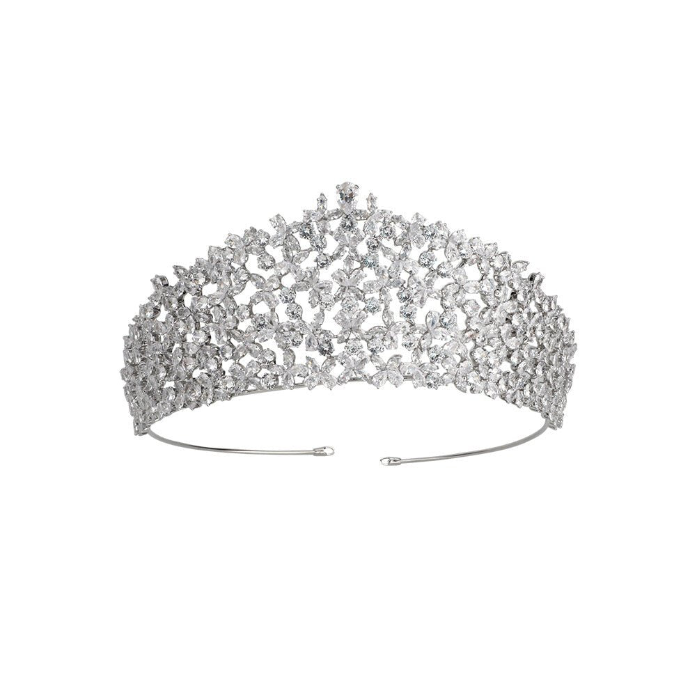 Bijou Jane Eyre Couronne Haut de Gamme en Zircon Précieux - IVOIRART.COM