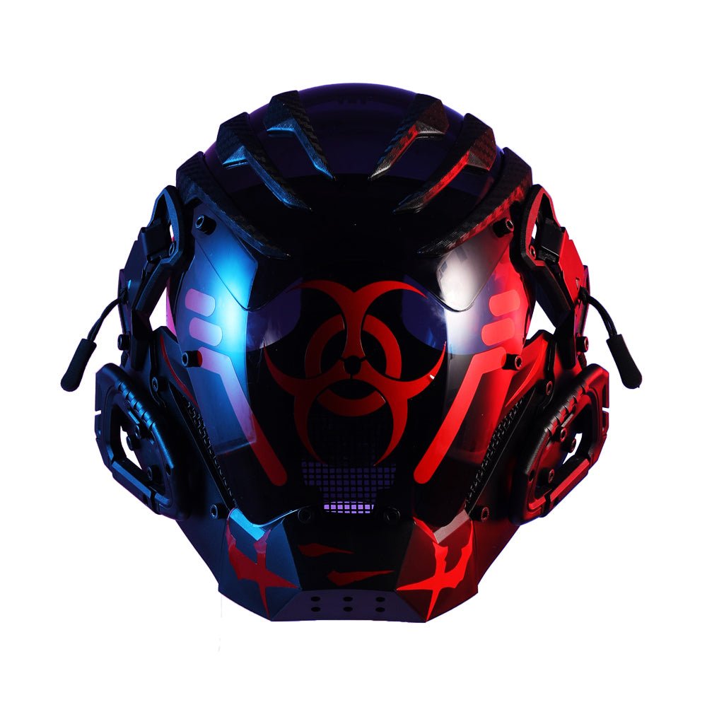 Bioweapon Black Mask Tech Creative Prop Mask Full Face - IVOIRART.COM