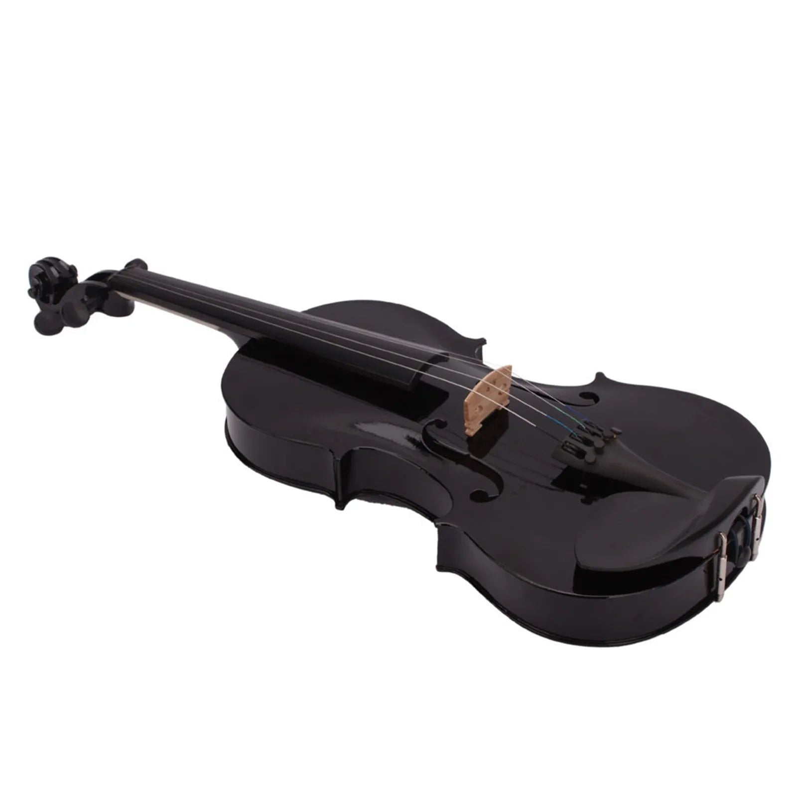 Black Acoustic Violin - IVOIRART.COM
