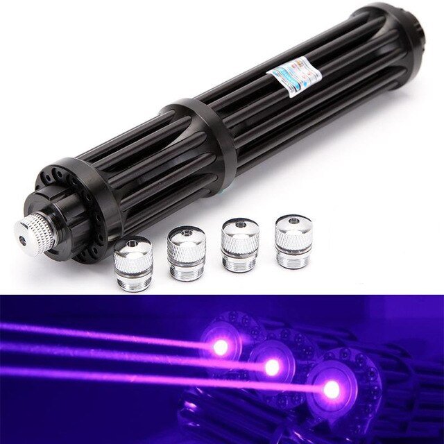 Black Extended Outdoor Self-Defense Indicator Laser Flashlight - IVOIRART.COM