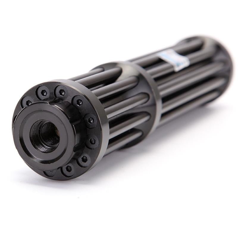 Black Extended Outdoor Self-Defense Indicator Laser Flashlight - IVOIRART.COM