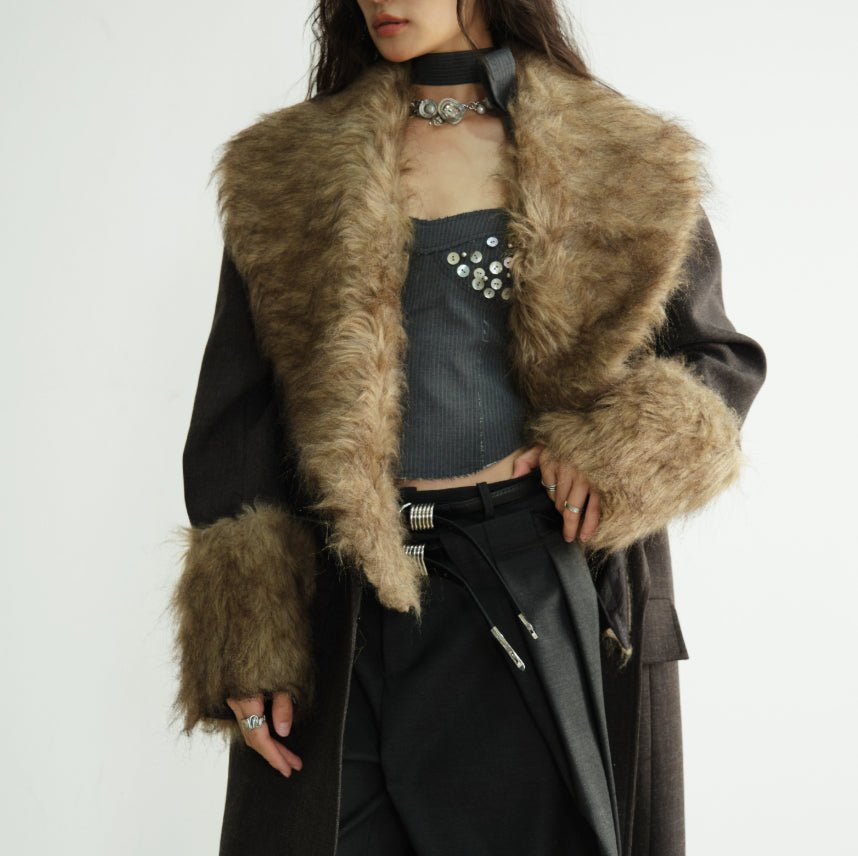 Blazer Femme Extra-Longue et Extra-Épaisse Puissante - Confort et Élégance - IVOIRART.COM