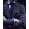 Blazer homme style britannique rétro en tweed de laine, coupe slim, couleurs XLs - IVOIRART.COM