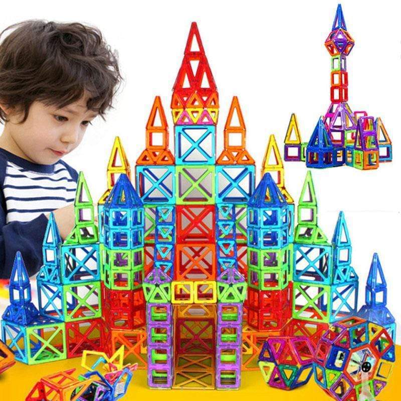 Blocs de Construction Magnétiques DIY Jouets Aimants pour Enfants Coffret Créatif - IVOIRART.COM