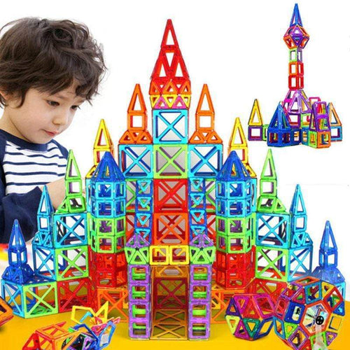 Blocs de Construction Magnétiques DIY Jouets Aimants pour Enfants Coffret Créatif - IVOIRART.COM