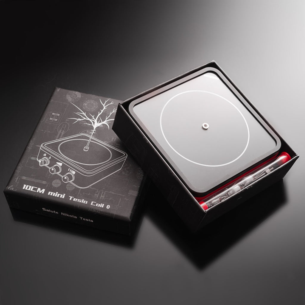 Bobine Tesla Musicale avec Éclairs et Connexion Bluetooth pour Smartphone - IVOIRART.COM