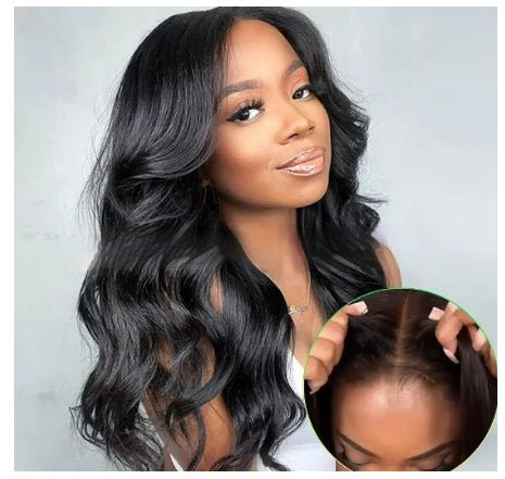 Body Wave Glueless Human Hair WigsGlue-free Hoods - IVOIRART.COM