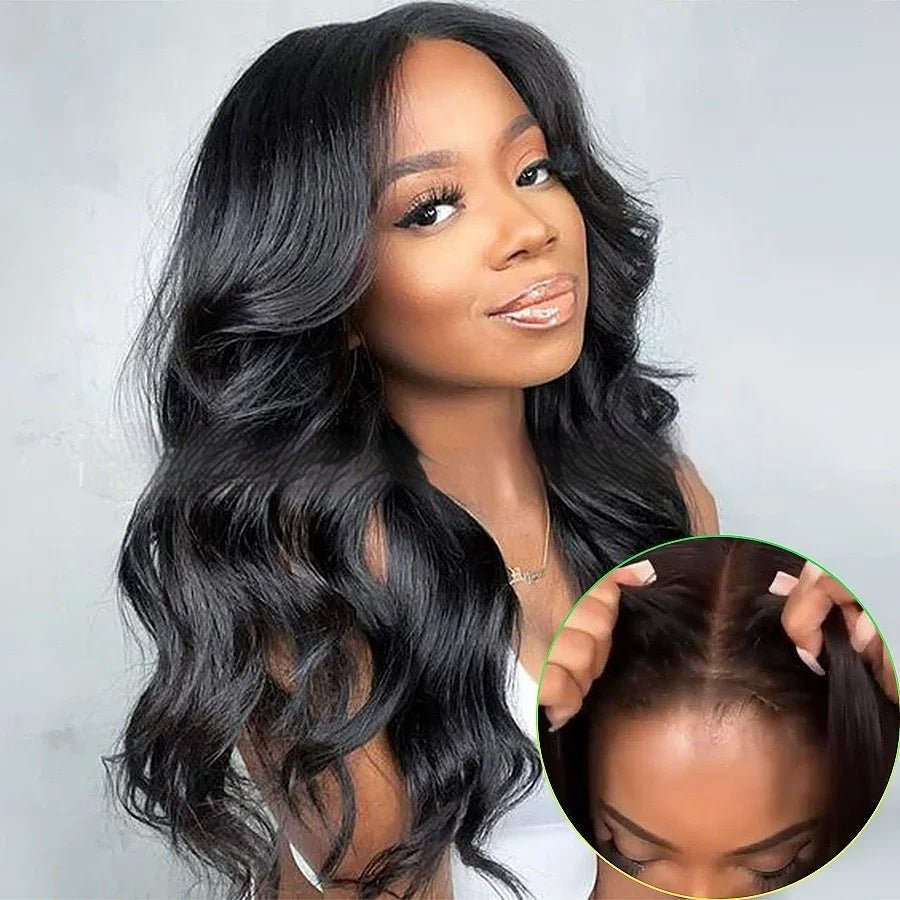 Body Wave Glueless Human Hair WigsGlue-free Hoods - IVOIRART.COM
