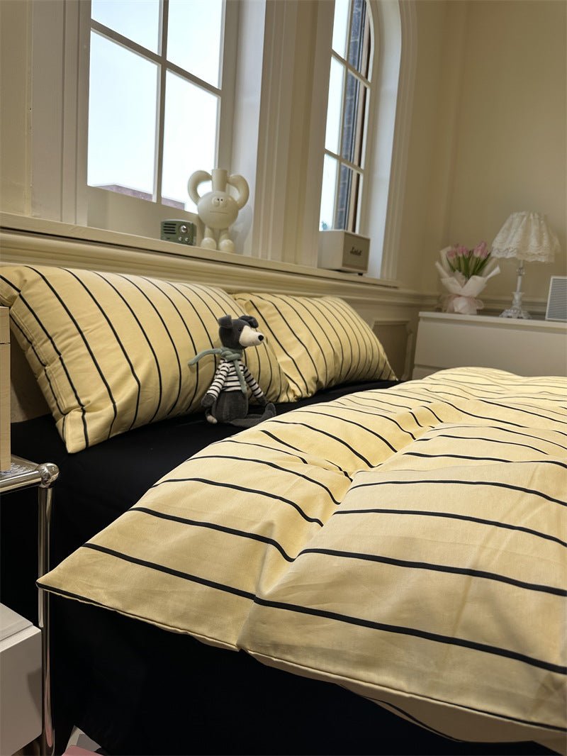 Bohemian Brown Bed Cotton Geometric Pattern - IVOIRART.COM