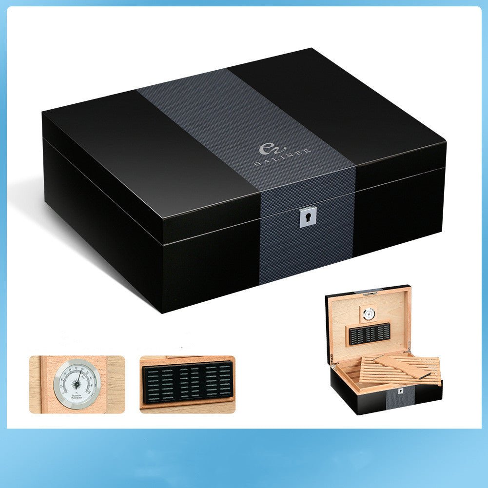 Boîte à cigarettes en bois de rose avec humidificateur et hygromètre intégré unique - IVOIRART.COM
