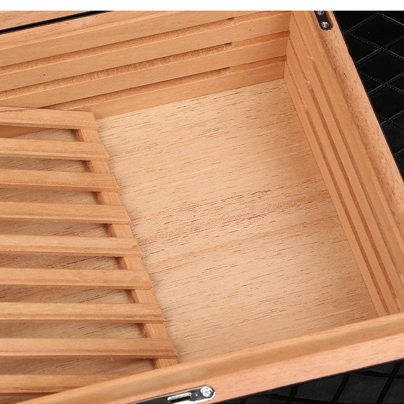 Boîte à cigarettes en bois de rose avec humidificateur et hygromètre intégré unique - IVOIRART.COM