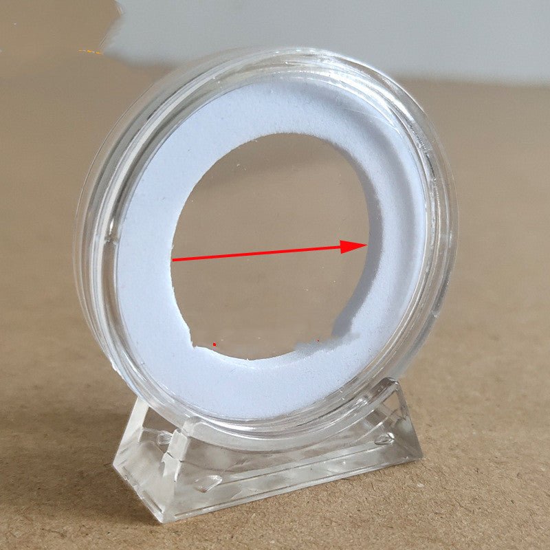Boîte à pièces transparente en plastique acrylique avec couvercle sécurisé - IVOIRART.COM