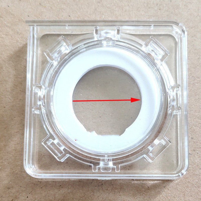 Boîte à pièces transparente en plastique acrylique avec couvercle sécurisé - IVOIRART.COM