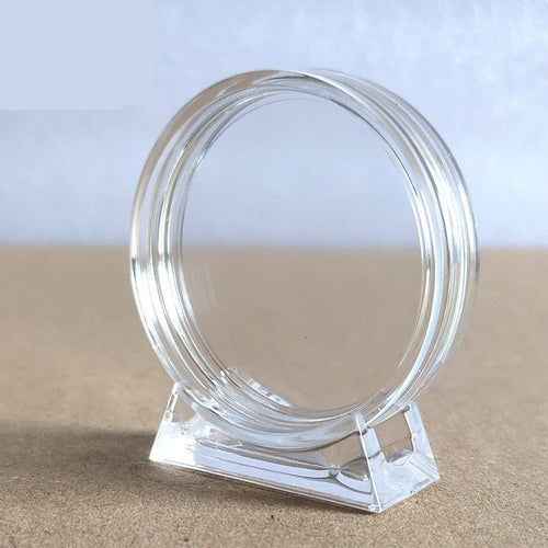 Boîte à pièces transparente en plastique acrylique avec couvercle sécurisé - IVOIRART.COM