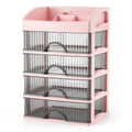 Boîte de Rangement Multifonctionnelle de Bureau à Plusieurs Niveaux, 5 Couches - IVOIRART.COM