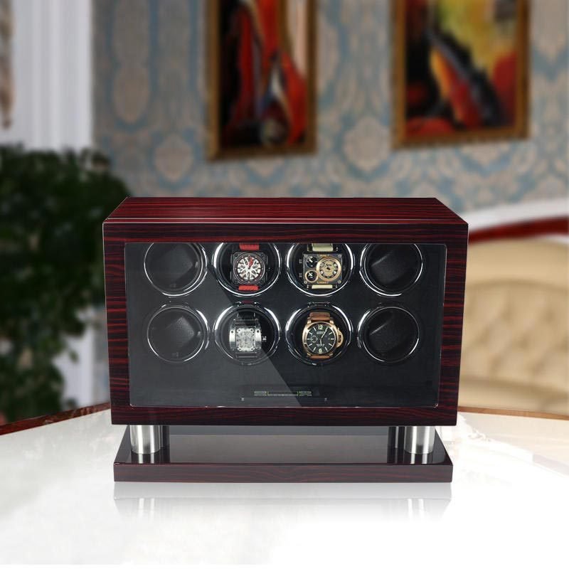 Boîte Remuante Automatique en Bois pour Montres Mécaniques - Roll Case - IVOIRART.COM