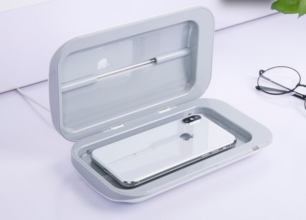 Boîte Stérilisatrice Double UV 5V Nouvelle pour Téléphone Bijoux Nettoyeur Personnel Aroma - IVOIRART.COM