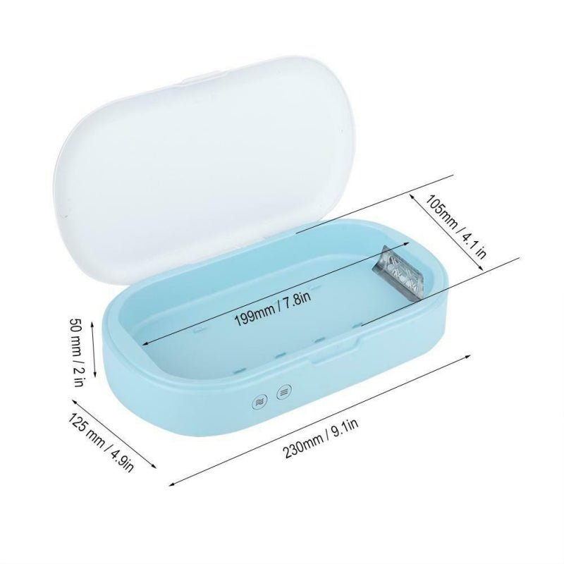 Boîte Stérilisatrice Double UV 5V Nouvelle pour Téléphone Bijoux Nettoyeur Personnel Aroma - IVOIRART.COM
