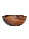 Bol en bois naturel pour cuisine, saladier et corbeille à fruits, usage domestique et restauration, ustensile en bois, résistance à la chaleur, dimensions variées - IVOIRART.COM