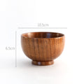 Bol en bois style japonais grand et petit pour riz, soupe, salade, ustensiles - IVOIRART.COM