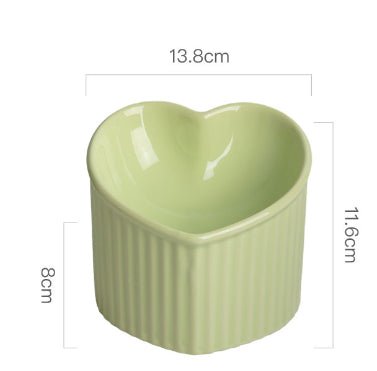 Bol en céramique pour animaux avec bord incliné, pratique et durable pour usage quotidien intérieur - IVOIRART.COM