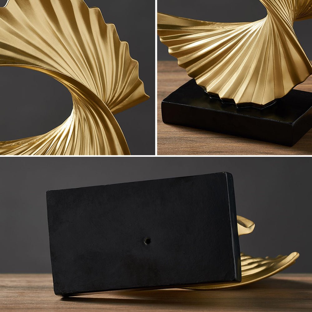 Bonanza Jewelry — Accessoire déco résine abstraite 25x29x10 cm style moderneart - IVOIRART.COM