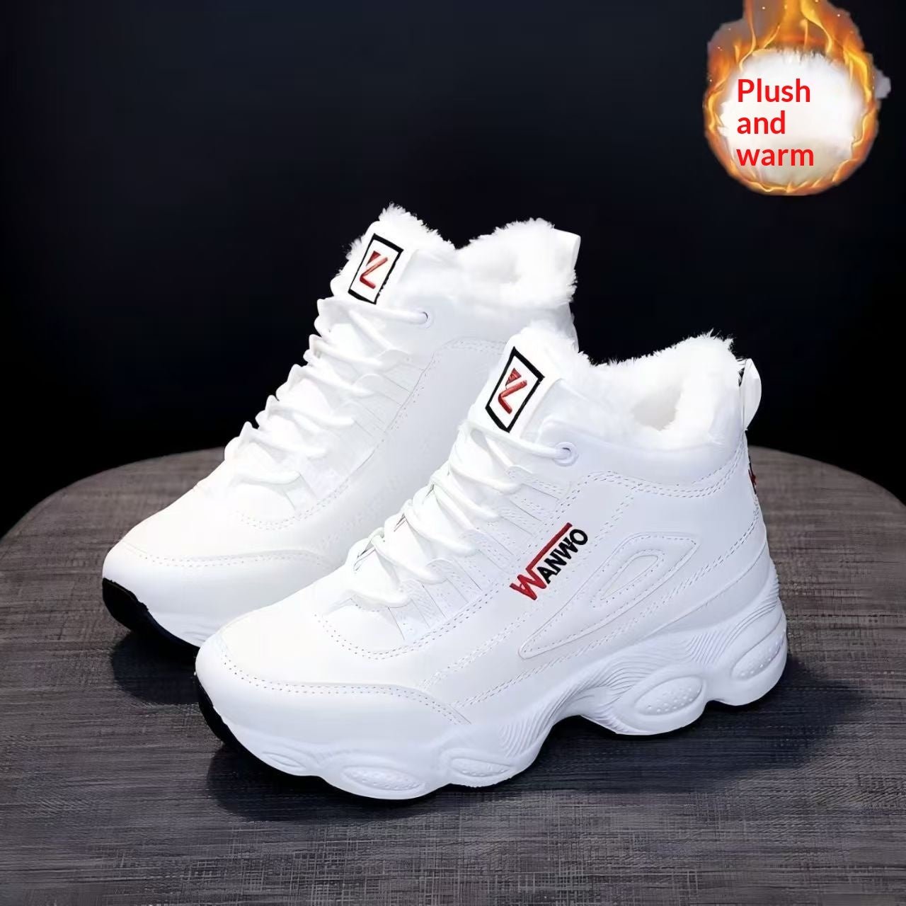 Bottes de Neige Chaudes Pour Femmes, Polyvalentes et Confortables, Talon Moyen - IVOIRART.COM