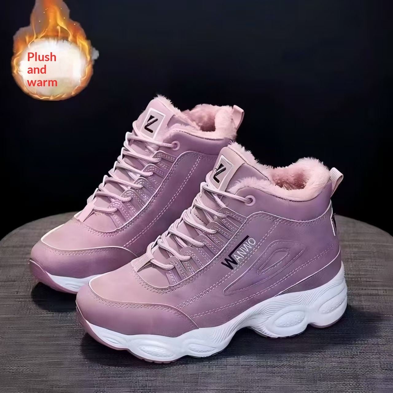 Bottes de Neige Chaudes Pour Femmes, Polyvalentes et Confortables, Talon Moyen - IVOIRART.COM