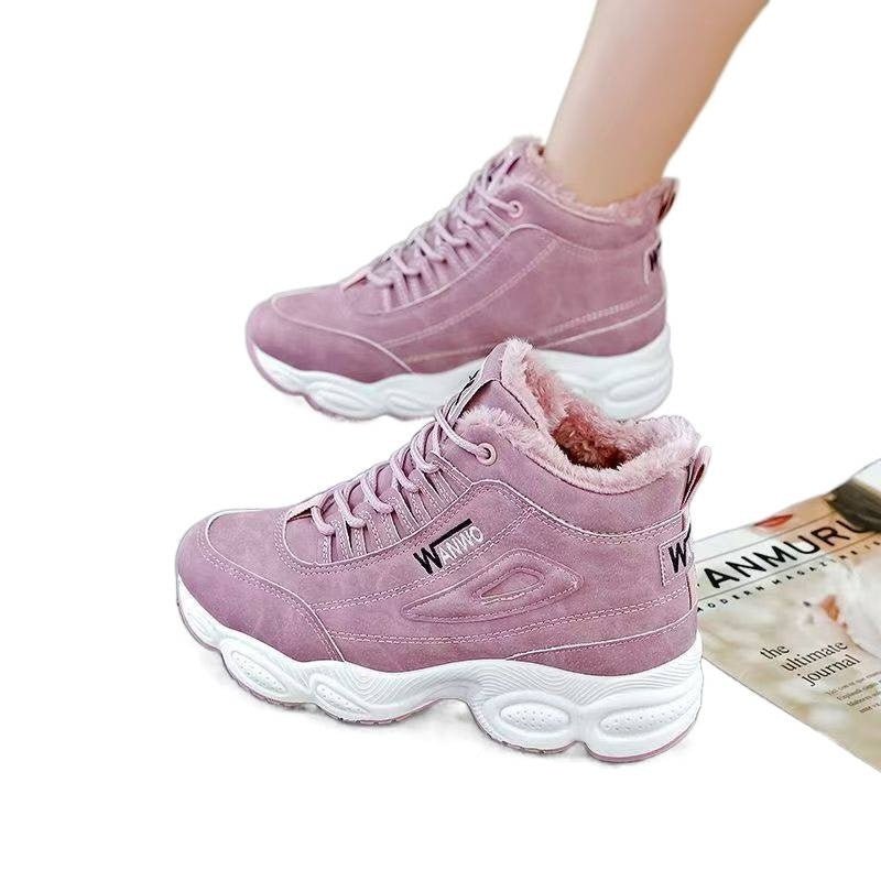 Bottes de Neige Chaudes Pour Femmes, Polyvalentes et Confortables, Talon Moyen - IVOIRART.COM