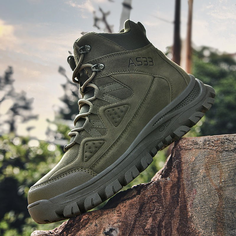 Bottes de Travail Extérieures Combat Forme Basse à Lacets - Confort et Robustesse - IVOIRART.COM