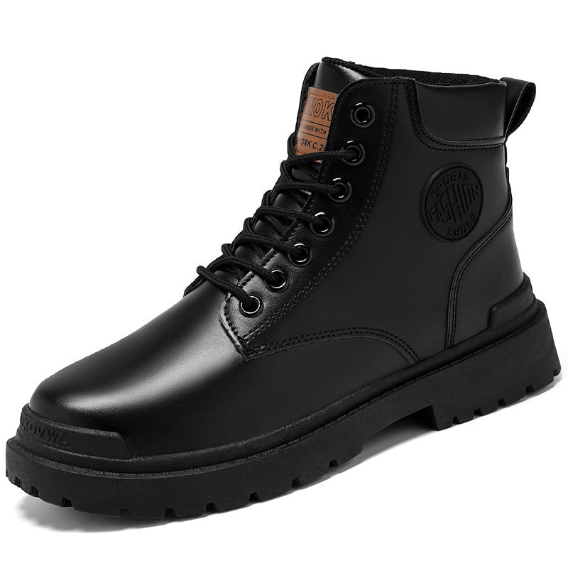 Bottes de travail polyvalentes pour hommes à tige haute et semelle épaisse - IVOIRART.COM