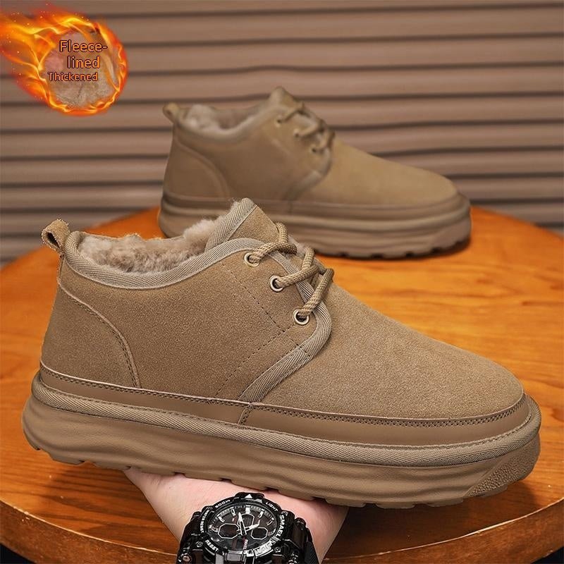 Bottes d'hiver en coton, décontractées et chaudes pour homme et femme, antidérap - IVOIRART.COM