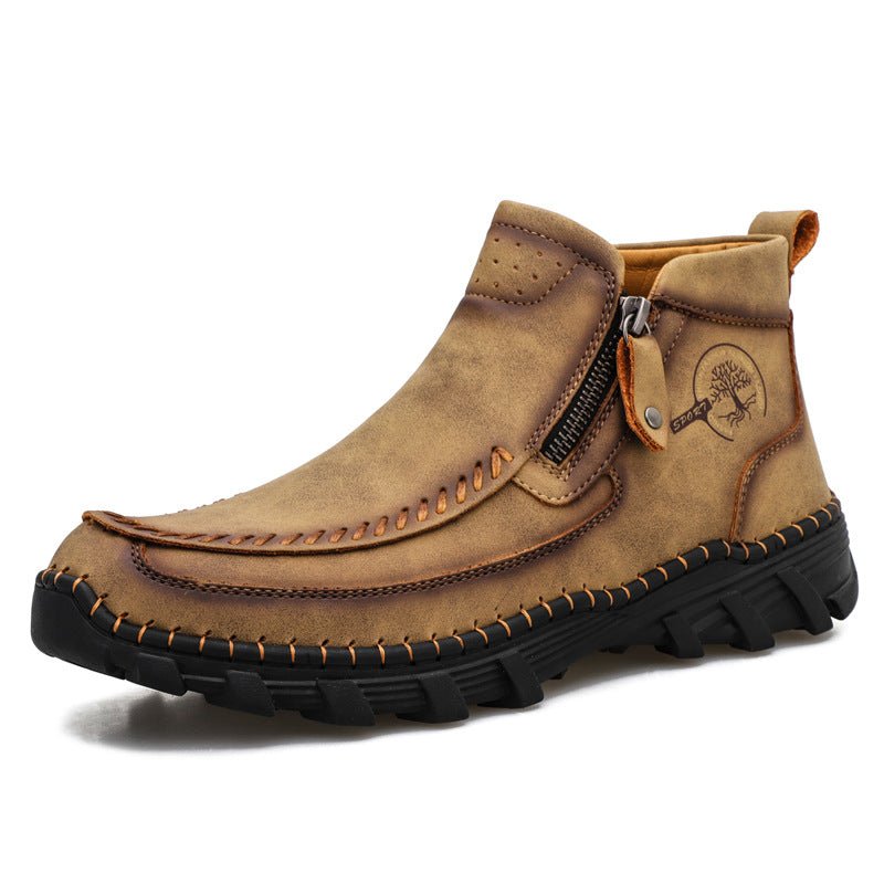 Bottes Dr Martens cousues main, doublure coton, décontractées - Automne hiver - IVOIRART.COM