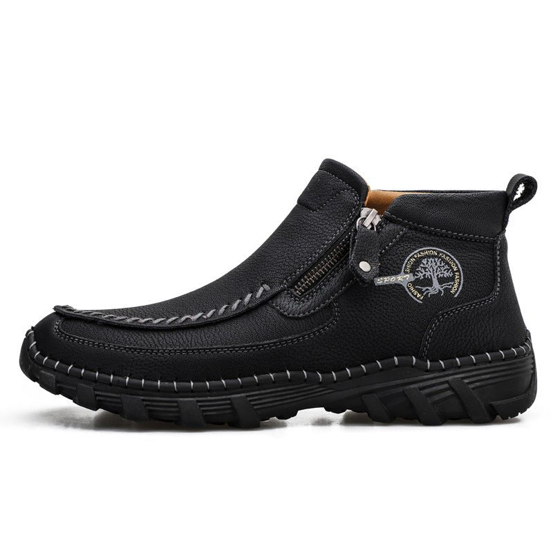 Bottes Dr Martens cousues main, doublure coton, décontractées - Automne hiver - IVOIRART.COM