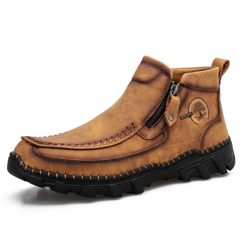 Bottes Dr Martens cousues main, doublure coton, décontractées - Automne hiver - IVOIRART.COM
