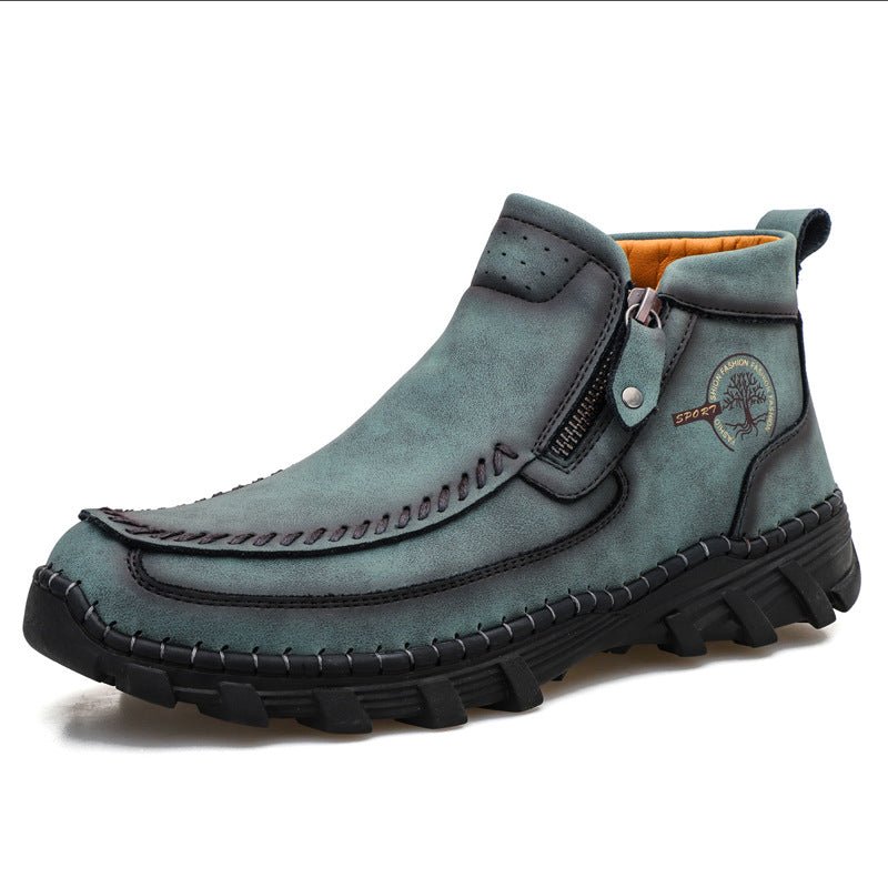 Bottes Dr Martens cousues main, doublure coton, décontractées - Automne hiver - IVOIRART.COM