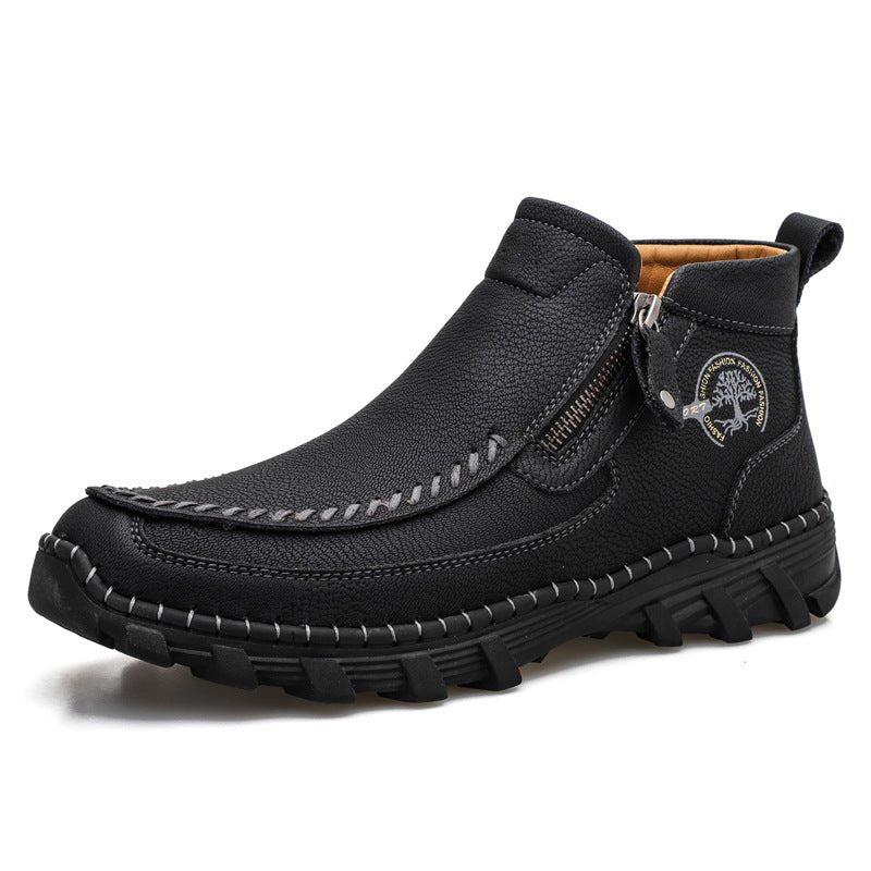 Bottes Dr Martens cousues main, doublure coton, décontractées - Automne hiver - IVOIRART.COM