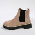 Bottes élégantes pour femmes à bout rond, polyvalentes et décontractées - IVOIRART.COM
