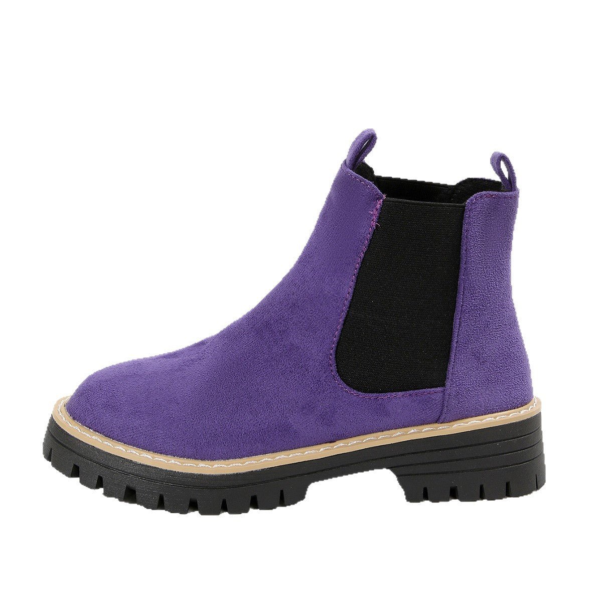 Bottes élégantes pour femmes à bout rond, polyvalentes et décontractées - IVOIRART.COM