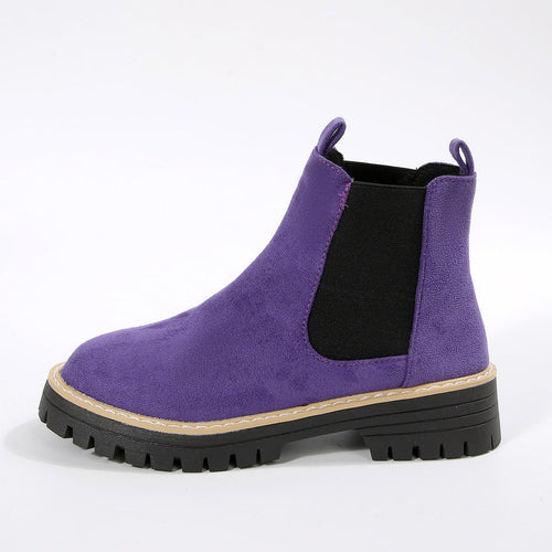Bottes élégantes pour femmes à bout rond, polyvalentes et décontractées - IVOIRART.COM
