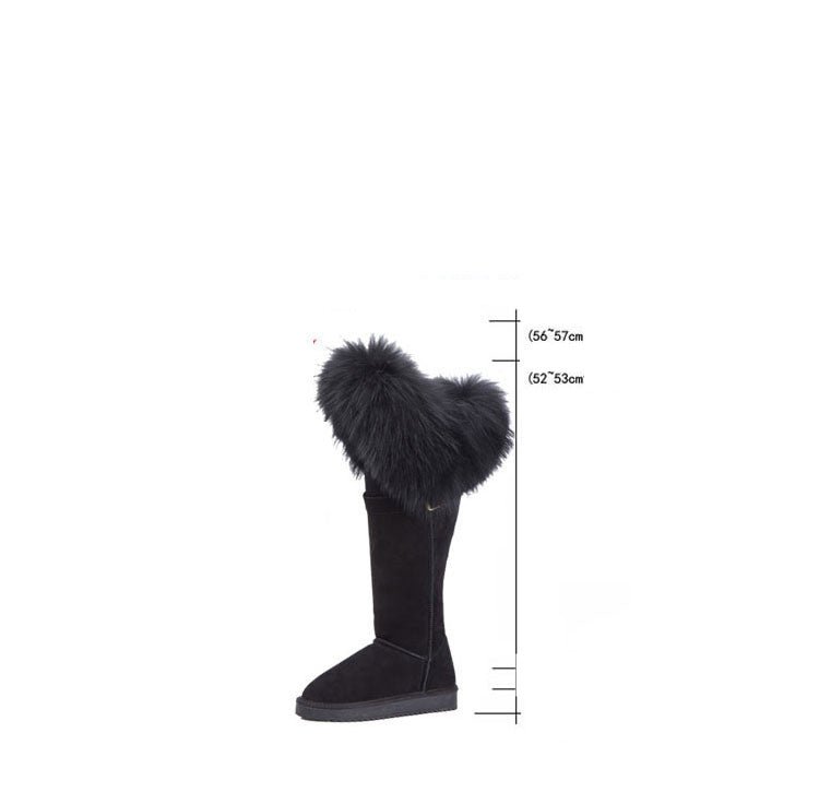 Bottes hautes en cuir jusqu'aux genoux pour femmes, élégantes et confortables - IVOIRART.COM