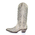 Bottes hautes ornées de strass pour femme à talon moyen – Élégance et confort - IVOIRART.COM