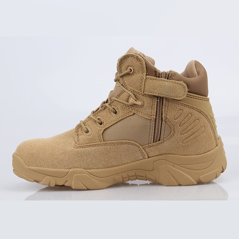 Bottes militaires respirantes tactiques pour homme, noires et sable, confort et durabilité - IVOIRART.COM