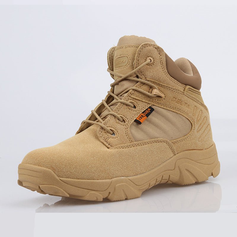 Bottes militaires respirantes tactiques pour homme, noires et sable, confort et durabilité - IVOIRART.COM