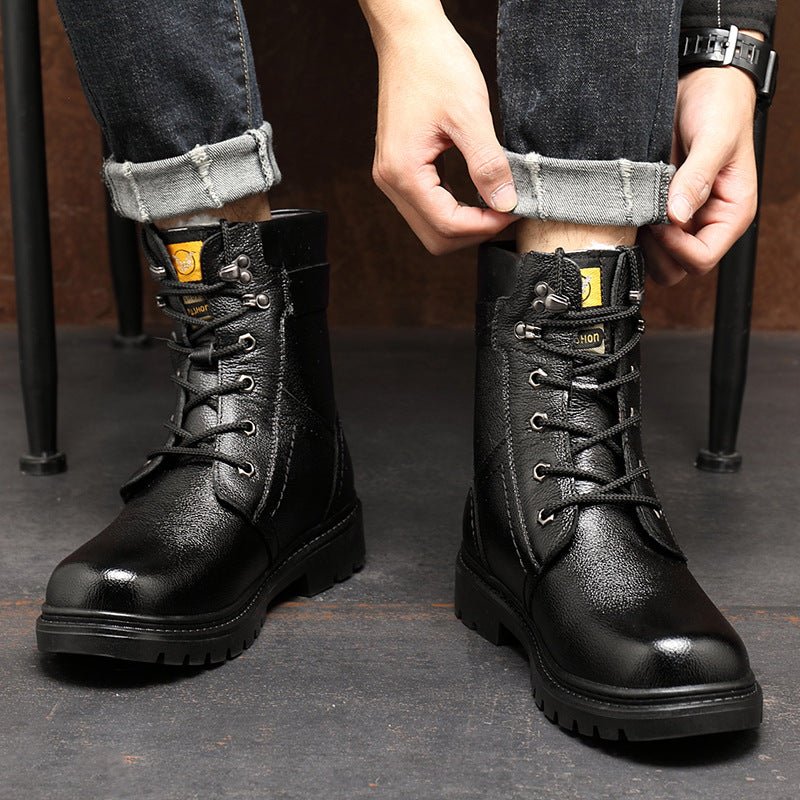 Bottes montantes chaudes en fourrure et coton, confort durable et style unique!! - IVOIRART.COM