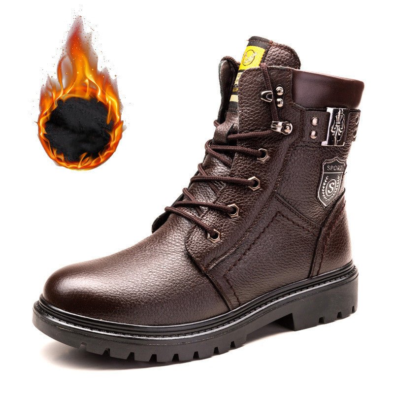 Bottes montantes chaudes en fourrure et coton, confort durable et style unique!! - IVOIRART.COM